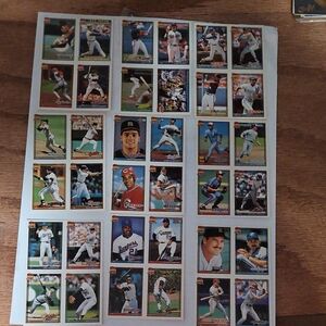 Topps Green Baseball Trading Cards Collection